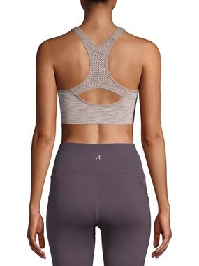 NWT Avia NEUTRAL Taupe Seamless Racerback Sports Bra